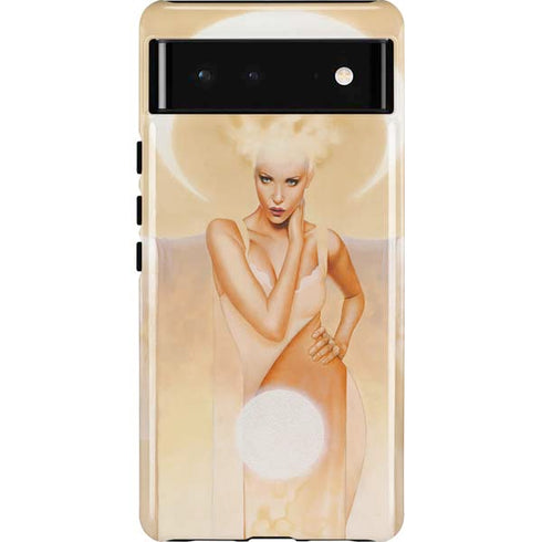 Moon Angel by LA Williams Pixel Cases
